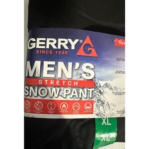 Gerry Men's Snow Ski Snowboard Pants - NWT XL Tons of Technical Features